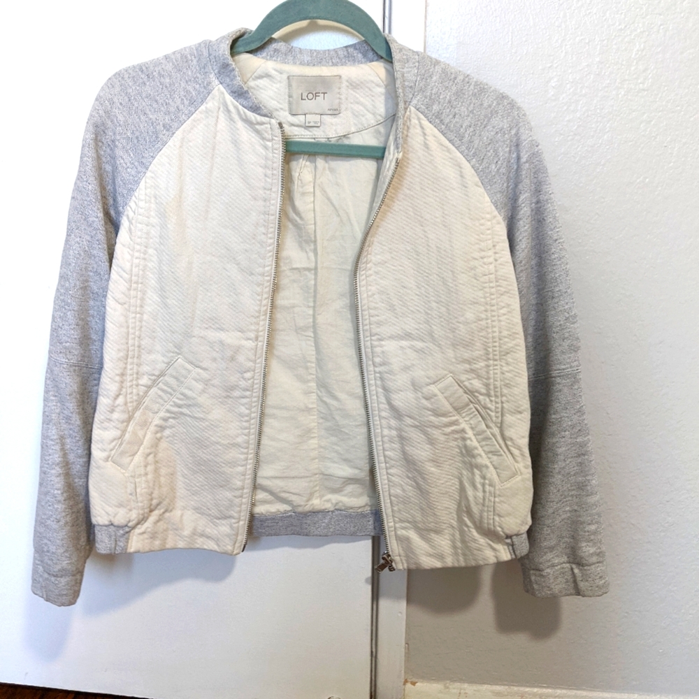 Ann Taylor Loft full zip jacket